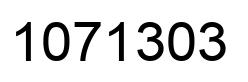 Number 1071303 black image