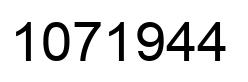 Número 1071944 imagen negro