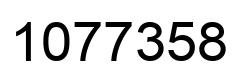 Número 1077358 imagen negro