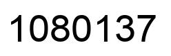 Number 1080137 black image