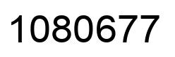 Number 1080677 black image