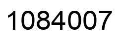 Número 1084007 imagen negro