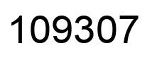 Number 109307 black image