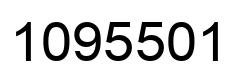 Number 1095501 black image