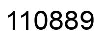 Number 110889 black image