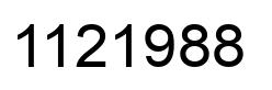 Número 1121988 imagen negro