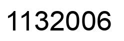 Number 1132006 black image