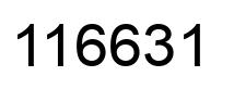 Número 116631 imagen negro