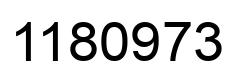 Number 1180973 black image