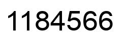 Número 1184566 imagen negro