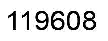 Number 119608 black image
