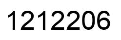 Number 1212206 black image