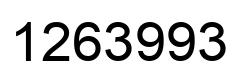 Número 1263993 imagen negro