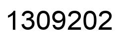 Number 1309202 black image