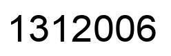Number 1312006 black image