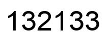 Number 132133 black image