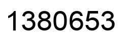 Número 1380653 imagen negro