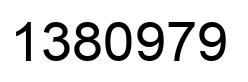Número 1380979 imagen negro