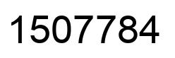 Número 1507784 imagen negro