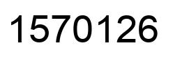 Número 1570126 imagen negro