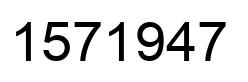 Número 1571947 imagen negro