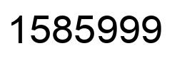 Número 1585999 imagen negro