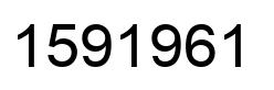 Número 1591961 imagen negro