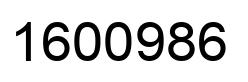 Number 1600986 black image