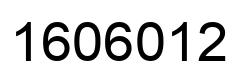 Number 1606012 black image