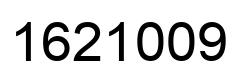 Number 1621009 black image