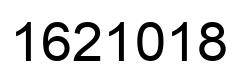 Number 1621018 black image
