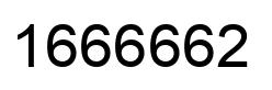 Número 1666662 imagen negro
