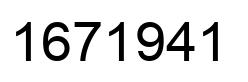Número 1671941 imagen negro