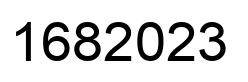 Number 1682023 black image