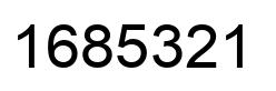 Número 1685321 imagen negro