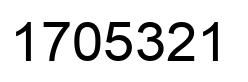 Número 1705321 imagen negro