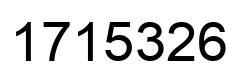 Número 1715326 imagen negro