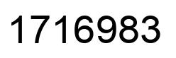 Número 1716983 imagen negro