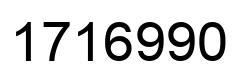 Número 1716990 imagen negro