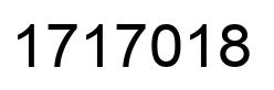 Number 1717018 black image