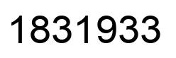 Número 1831933 imagen negro
