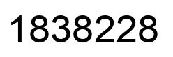Number 1838228 black image
