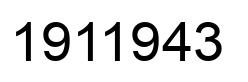 Número 1911943 imagen negro