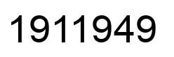 Número 1911949 imagen negro