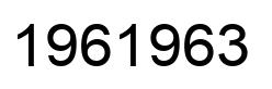Número 1961963 imagen negro