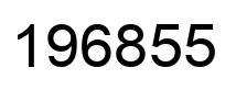 Number 196855 black image