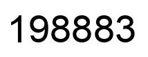 Number 198883 black image