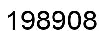 Number 198908 black image