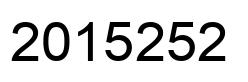 Number 2015252 black image
