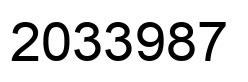 Número 2033987 imagen negro